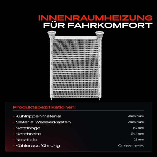 1x Wärmetauscher Innenraumheizung für Nissan Cube Z12 Juke F15 Leaf ZE0 1.5L 1.6L Bild 1x Wärmetauscher Innenraumheizung für Nissan Cube Z12 Juke F15 Leaf ZE0 1.5L 1.6L