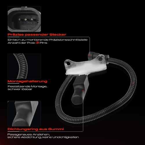 1x Kurbelwellensensor Impulsgeber für Dodge Ramcharger Jeep Grand Cherokee I ZG ZJ Bild 1x Kurbelwellensensor Impulsgeber für Dodge Ramcharger Jeep Grand Cherokee I ZG ZJ