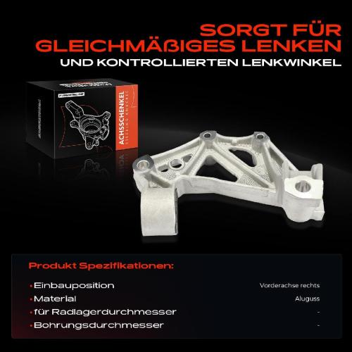 Frankberg 1x Achsschenkel Radaufhängung Vorderachse Rechts für VW Polo Fox Schrägheck 5Z1 5Z3 5Z4 Bild Frankberg 1x Achsschenkel Radaufhängung Vorderachse Rechts für VW Polo Fox Schrägheck 5Z1 5Z3 5Z4