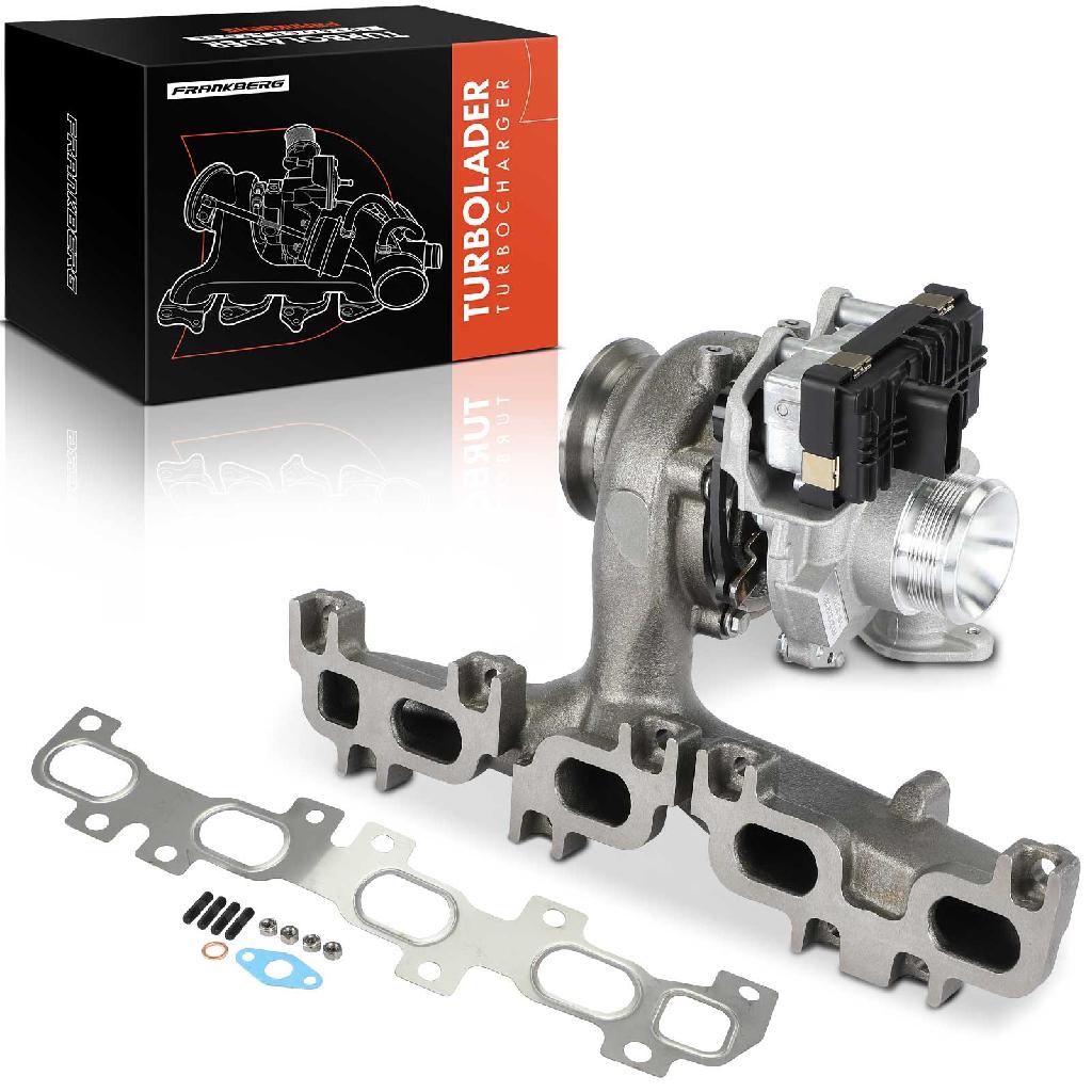 Frankberg 1x Turbolader Abgaskrümmer Einheit für Alfa Romeo Giulietta Fiat 500L 500X Doblo Cargo Jeep Opel