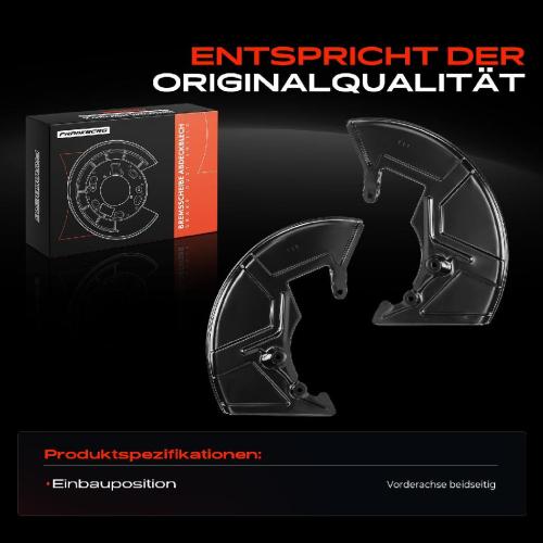2x Ankerblech Bremsscheibe Vorderachse Beidseitig für VW Golf 1J1 1J5 Audi TT 8N3 8N9 Seat Leon Bild 2x Ankerblech Bremsscheibe Vorderachse Beidseitig für VW Golf 1J1 1J5 Audi TT 8N3 8N9 Seat Leon