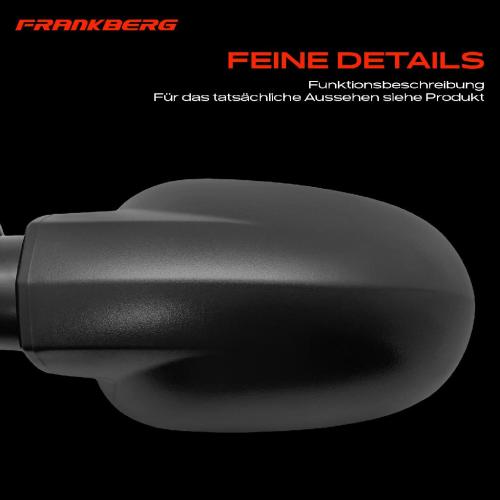 Frankberg 1x Außenspiegel Links für Dacia Logan Logan MCV LS KS 1.2L 1.4L 1.5L 1.6L Bj ab 2004 Bild Frankberg 1x Außenspiegel Links für Dacia Logan Logan MCV LS KS 1.2L 1.4L 1.5L 1.6L Bj ab 2004