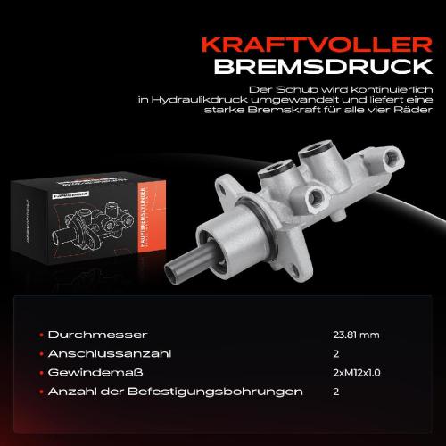 1x Hauptbremszylinder Bremszylinder für Opel Astra G Zafira A F67 T98 F07 F70 F75 Bild 1x Hauptbremszylinder Bremszylinder für Opel Astra G Zafira A F67 T98 F07 F70 F75