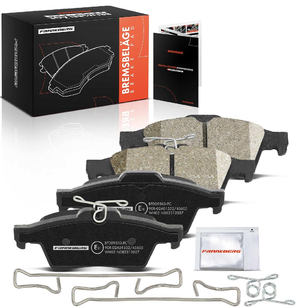 4x Bremsbeläge Hinterachse für Opel Vectra C Caravan CC Renault Laguna Coupe III Grandtour