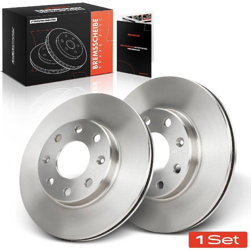 Frankberg 2x Bremsscheiben Vorderachse für Chevrolet Aveo/Kalos Schrägheck Stufenheck Spark 2003-2015