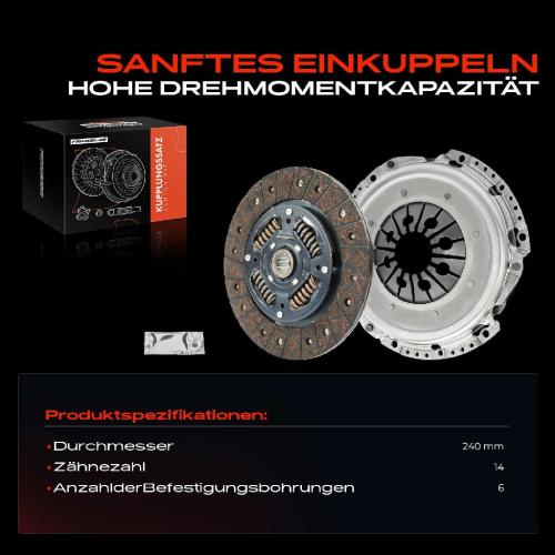1x Kupplungssatz für Opel Astra G Cabriolet T98 Astra G Caravan Astra G CC Astra G Coupe Astra G Stufenheck Bild 1x Kupplungssatz für Opel Astra G Cabriolet T98 Astra G Caravan Astra G CC Astra G Coupe Astra G Stufenheck