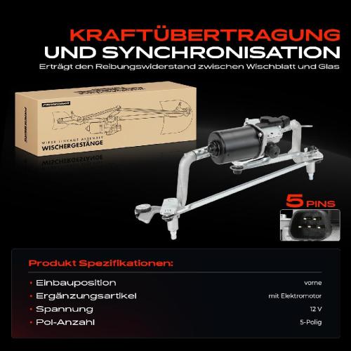 Frankberg 1x Wischerarm Scheibenwischer Vorne für Toyota Prius W3 1.8L 2008-2016 Bild Frankberg 1x Wischerarm Scheibenwischer Vorne für Toyota Prius W3 1.8L 2008-2016