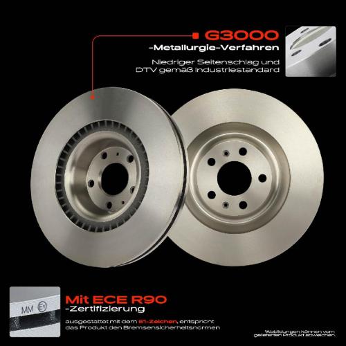 Frankberg 2x Bremsscheiben Vorderachse für VW Phaeton 3D1 3D2 3D3 3D4 3D6 3D7 3D8 3D9 2002-2016 Bild Frankberg 2x Bremsscheiben Vorderachse für VW Phaeton 3D1 3D2 3D3 3D4 3D6 3D7 3D8 3D9 2002-2016