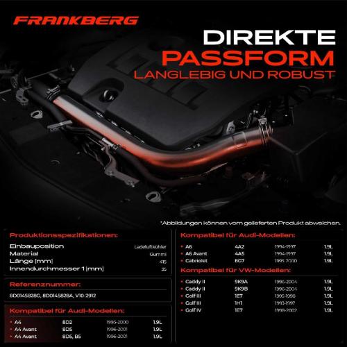 1x Kühlerschlauch Turboschlauch für VW Golf Passat Polo Sharan Vento Audi A4 Avant A6 Cabriolet Bild 1x Kühlerschlauch Turboschlauch für VW Golf Passat Polo Sharan Vento Audi A4 Avant A6 Cabriolet