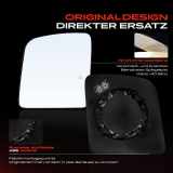 1x Spiegelglas Außenspiegel rechts für Ford Transit Connect Tourneo Connect