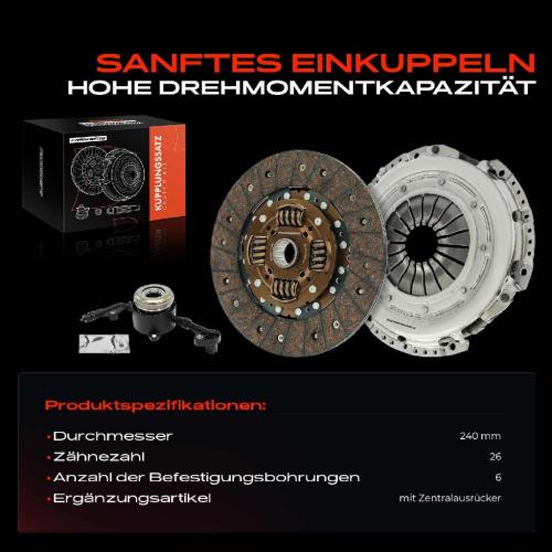 1x Kupplungssatz für VW Crafter 30-35 Bus 2E Crafter 30-50 Kasten Crafter 30-50 Pritsche/Fahrgestell 2F 2.0L Bild 1x Kupplungssatz für VW Crafter 30-35 Bus 2E Crafter 30-50 Kasten Crafter 30-50 Pritsche/Fahrgestell 2F 2.0L