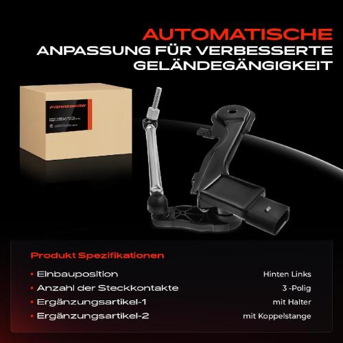 1x Höhensensor Niveauregulierung Hinten Links für Audi A4 A6 A7 Sportback Q5 Bild 1x Höhensensor Niveauregulierung Hinten Links für Audi A4 A6 A7 Sportback Q5
