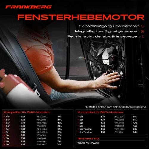 1x Fensterhebermotor für Vorne Rechts Oder Hinten Links BMW 5er E39 Z8 Roadster E52 Bild 1x Fensterhebermotor für Vorne Rechts Oder Hinten Links BMW 5er E39 Z8 Roadster E52