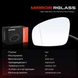 1x Spiegelglas Außenspiegel links für VW Transporter IV Pritsche/Fahrgestell Kasten