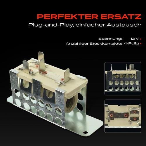 1x Widerstand Vorwiderstand Gebläsemotor für Ford Transit Pritsche/Fahrgestell Bus Kasten Bild 1x Widerstand Vorwiderstand Gebläsemotor für Ford Transit Pritsche/Fahrgestell Bus Kasten