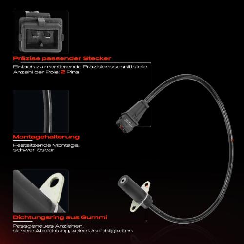 1x Kurbelwellensensor Impulsgeber für Citroën Jumper Fiat Croma Ducato Uno Regata Bild 1x Kurbelwellensensor Impulsgeber für Citroën Jumper Fiat Croma Ducato Uno Regata