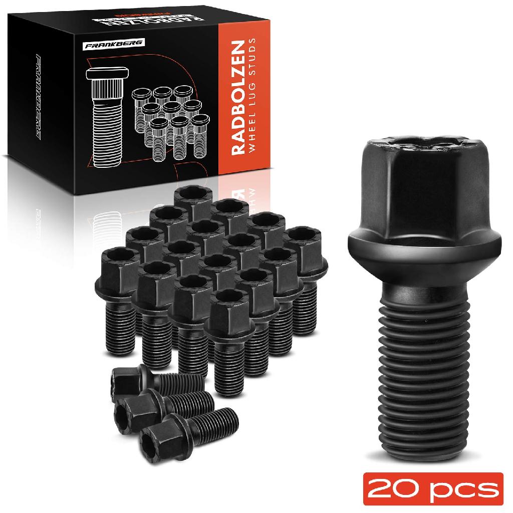 20x Radschraube für Audi 80 90 100 200 A1 A2 A3 A4