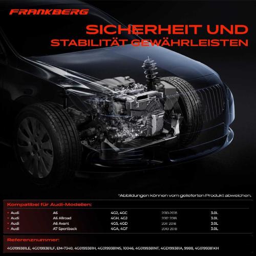 2x Motorlager Vorne Links für Audi A6 Allroad Avant A7 4G 4GC Bild 2x Motorlager Vorne Links für Audi A6 Allroad Avant A7 4G 4GC
