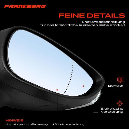 1x Außenspiegel Rechts für Ford Fiesta VI CB1 CCN 1.2L 1.4L 1.6L 2008-2012 Bild 1x Außenspiegel Rechts für Ford Fiesta VI CB1 CCN 1.2L 1.4L 1.6L 2008-2012