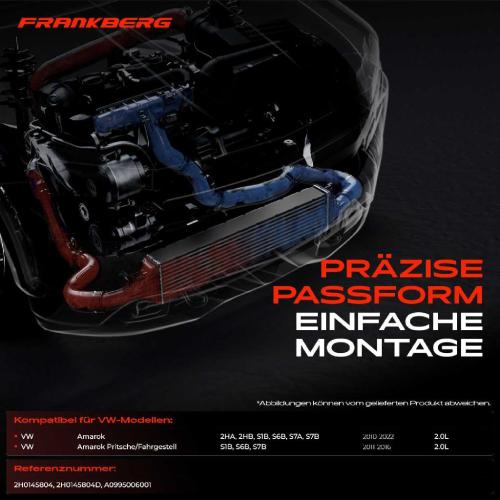 1x Ladeluftkühler Turbokühler für VW Amarok Pritsche/Fahrgestell S1B S6B 2.0L Bild 1x Ladeluftkühler Turbokühler für VW Amarok Pritsche/Fahrgestell S1B S6B 2.0L