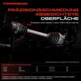 1x Antriebswelle Gelenksatz Vorderachse für Toyota Yaris P1 P9 P2 Bj ab 2002