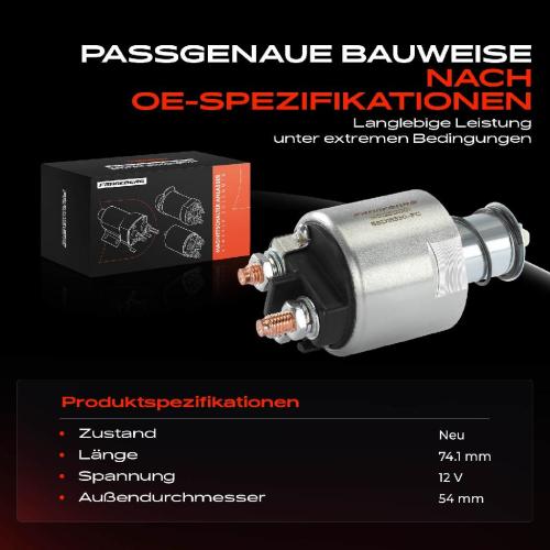 1x Magnetschalter Starter für Opel Astra J Astra H Corsa C Suzuki Splash Chevrolet Bild 1x Magnetschalter Starter für Opel Astra J Astra H Corsa C Suzuki Splash Chevrolet