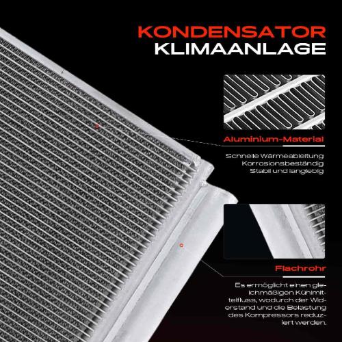 Frankberg 1x Kondensator Klimaanlage für Audi A8 4H2 4H8 4HL 3.0L 4.0L 2010-2018 Bild Frankberg 1x Kondensator Klimaanlage für Audi A8 4H2 4H8 4HL 3.0L 4.0L 2010-2018