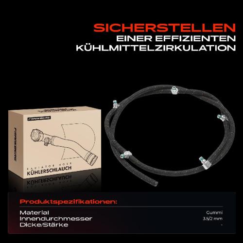 1x Kühlerschlauch Kühlwasserschlauch für Mercedes-Benz W203 S203 CLK C209 E-Klasse W210 S211 Bild 1x Kühlerschlauch Kühlwasserschlauch für Mercedes-Benz W203 S203 CLK C209 E-Klasse W210 S211