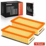 2x Luftfilter Filtereinsatz für Mitsubishi Colt CZC Cabriolet Colt VI Smart Forfour 454