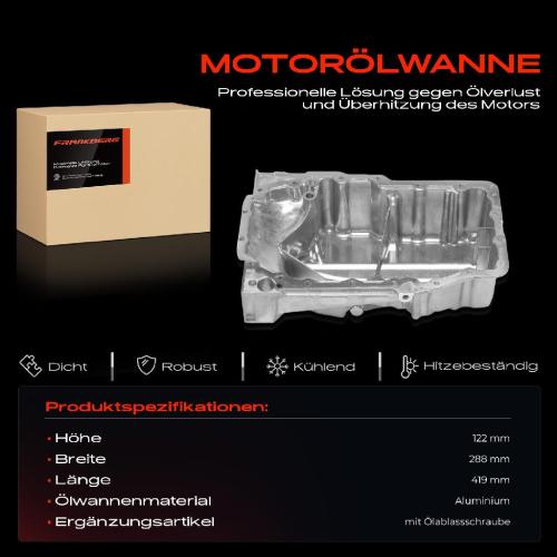 1x Ölwanne Motorölwanne für VW Golf 7 Tiguan Audi A3 Seat Leon Skoda Octavia 1.5L Bild 1x Ölwanne Motorölwanne für VW Golf 7 Tiguan Audi A3 Seat Leon Skoda Octavia 1.5L