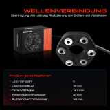 1x Gelenkscheibe Hardyscheibe Kardanwelle für Mercedes-Benz GLC X253 Coupe C253