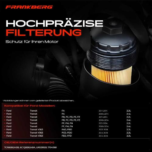 1x ÖlkühlerÖlfilter für Ford Transit Bus 2006-2014 2.2L 2.4L Transit V363 2013-2016 Bild 1x ÖlkühlerÖlfilter für Ford Transit Bus 2006-2014 2.2L 2.4L Transit V363 2013-2016