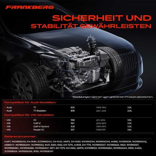 6x Motorlager Getriebelager Links für VW Golf VI Variant Passat AUDI TT 8J Bild 6x Motorlager Getriebelager Links für VW Golf VI Variant Passat AUDI TT 8J