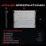 1x Kühler Wasserkühler Motorkühler für BMW 3er G20 Touring 4 Cabriolet Coupe