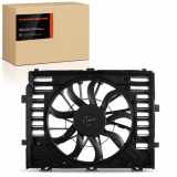 Frankberg 1x Motorkühller Einfachlüfter mit Kühlerlüfterrahmen VW Touareg 7P5 Porsche Cayenne 92A 3.6L 2012-2017