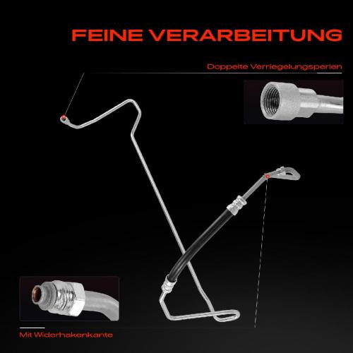 1x Servolenkung Schlauch für Saab 900 II Coupe Cabriolet 1993-1998 2.0L 2.3L Bild 1x Servolenkung Schlauch für Saab 900 II Coupe Cabriolet 1993-1998 2.0L 2.3L