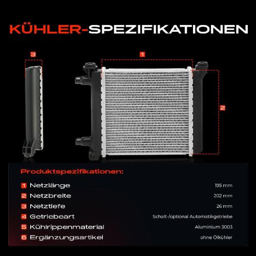 Frankberg 1x Kühler Wasserkühler Motorkühler für BMW 1er F40 F45 F46 F48 F39 MINI F60 Bild Frankberg 1x Kühler Wasserkühler Motorkühler für BMW 1er F40 F45 F46 F48 F39 MINI F60