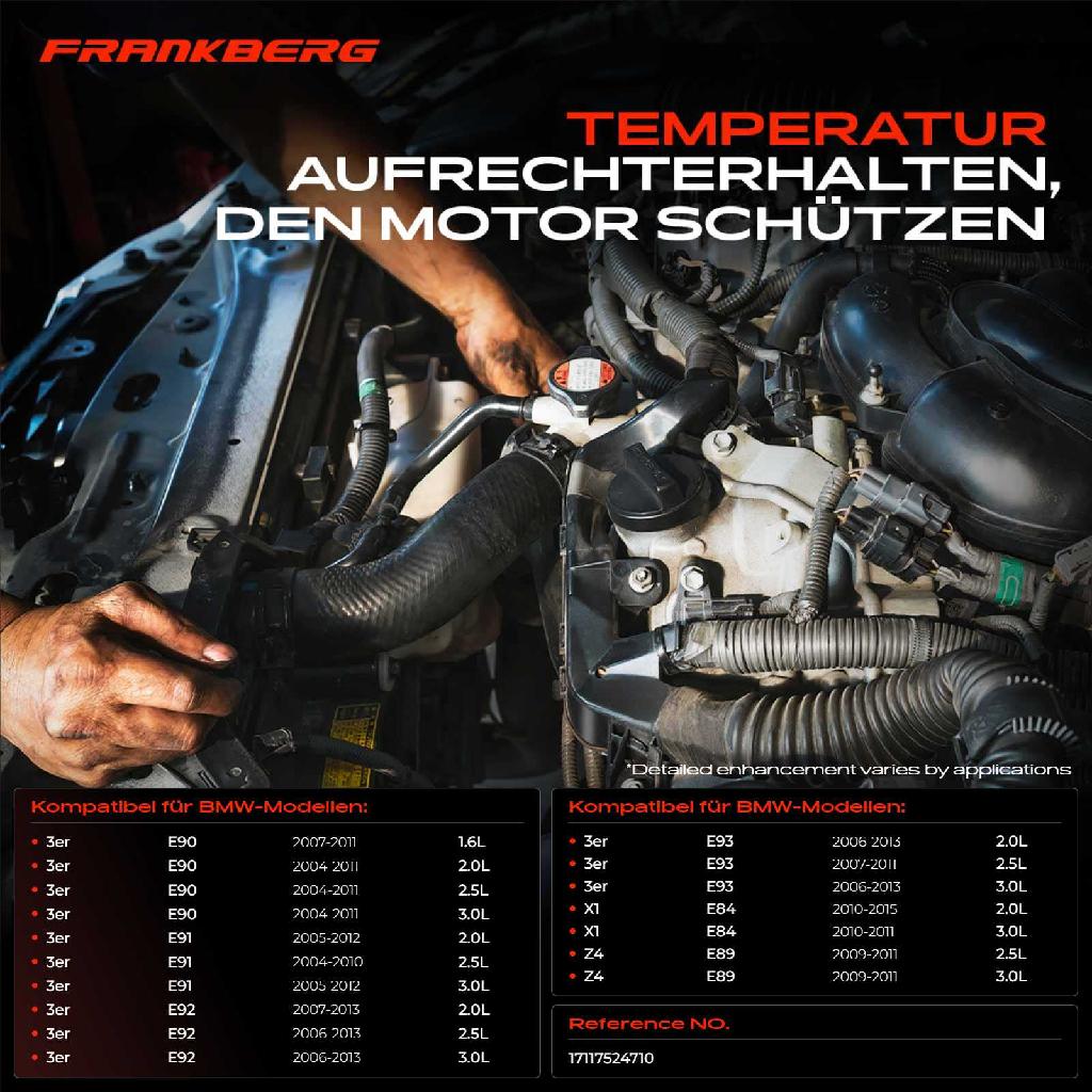 1x Kühlerschlauch Kühlwasserschlauch für BMW 3er X1 Z4 E84 E89 E90 E91 E92 E93