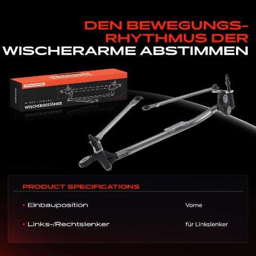 1x Wischergestänge Vorne für BMW X5 E70 X6 E71 E72 2006-2014 Bild 1x Wischergestänge Vorne für BMW X5 E70 X6 E71 E72 2006-2014