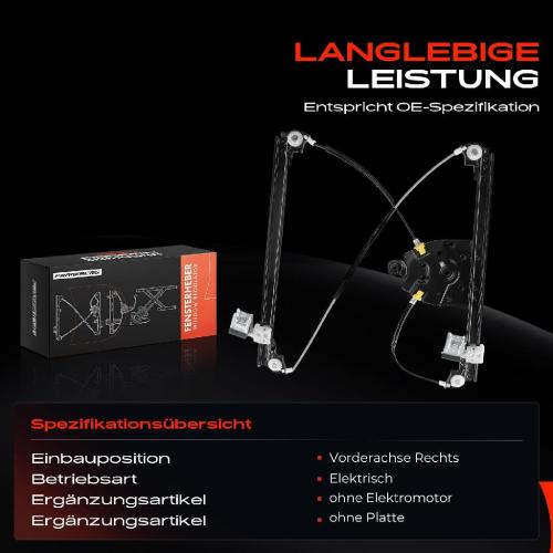 1x Fensterheber Vorne Rechts für Peugeot 607 9D 9U 2000-2011 Bild 1x Fensterheber Vorne Rechts für Peugeot 607 9D 9U 2000-2011