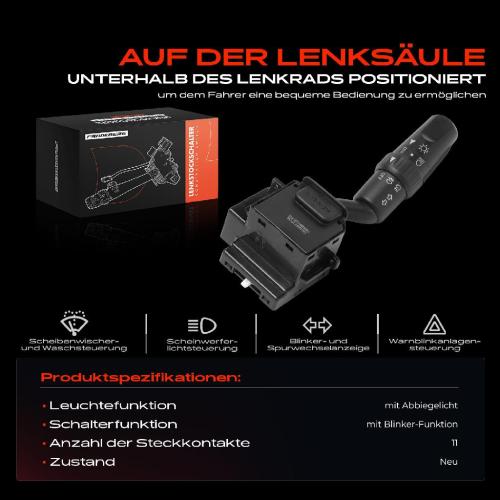 1x Kombischalter Lenkstockschalter für Mazda 3 Stufenheck BK 5 CR 2003-2010 Bild 1x Kombischalter Lenkstockschalter für Mazda 3 Stufenheck BK 5 CR 2003-2010