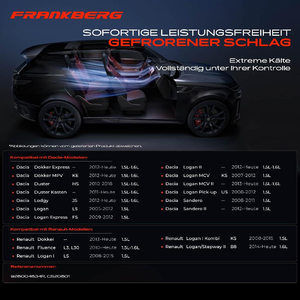 1x Klimakompressor für Dacia Dokker KE HS Logan FS KS US Sandero 1.5L 1.6L Bj ab 2005