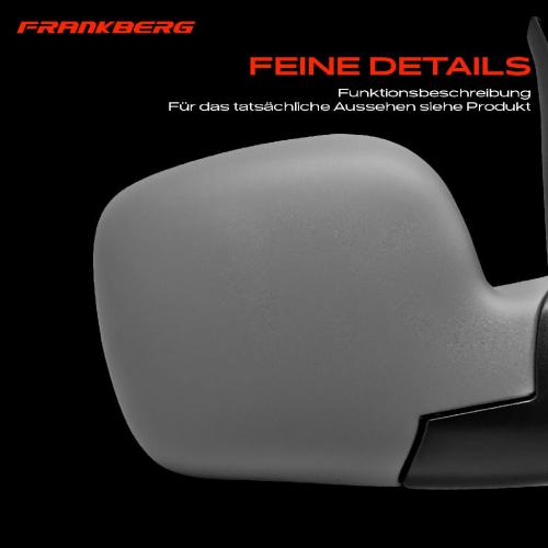Frankberg 1x Außenspiegel Rechts für Renault Kangoo KW0/1 FW0/1 1.5L 1.6L Bj ab 2008 Bild Frankberg 1x Außenspiegel Rechts für Renault Kangoo KW0/1 FW0/1 1.5L 1.6L Bj ab 2008