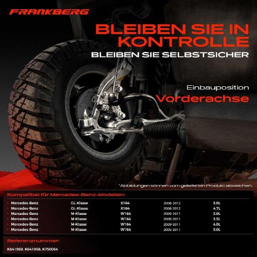 1x Querlenker Satz Vorderachse für Mercedes-Benz GL-Klasse M-Klasse 3.0L 4.7L 3.5L 4.0L 5.0L 2005-2012 Bild 1x Querlenker Satz Vorderachse für Mercedes-Benz GL-Klasse M-Klasse 3.0L 4.7L 3.5L 4.0L 5.0L 2005-2012