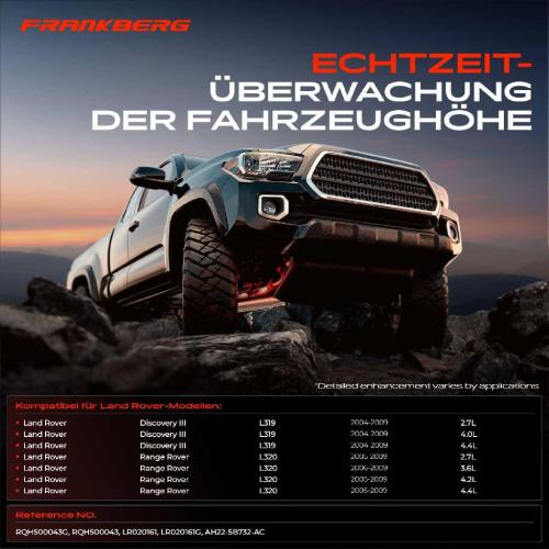 1x Höhensensor Niveauregulierung Hinten Rechts für Land Rover Discovery 3 L319 LA Bild 1x Höhensensor Niveauregulierung Hinten Rechts für Land Rover Discovery 3 L319 LA