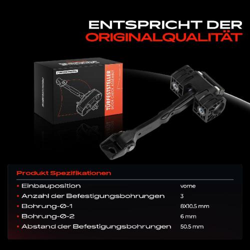 Frankberg 1x Türfeststeller Türfangband Türstopper Vorne für Audi A1 Sportback 8X1 8XK 8XA 8XF Bild Frankberg 1x Türfeststeller Türfangband Türstopper Vorne für Audi A1 Sportback 8X1 8XK 8XA 8XF