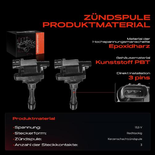 2x Zündmodul Zündspule für Daihatsu Applause II Schrägheck Terios Piaggio Porter Bus Kasten Bild 2x Zündmodul Zündspule für Daihatsu Applause II Schrägheck Terios Piaggio Porter Bus Kasten