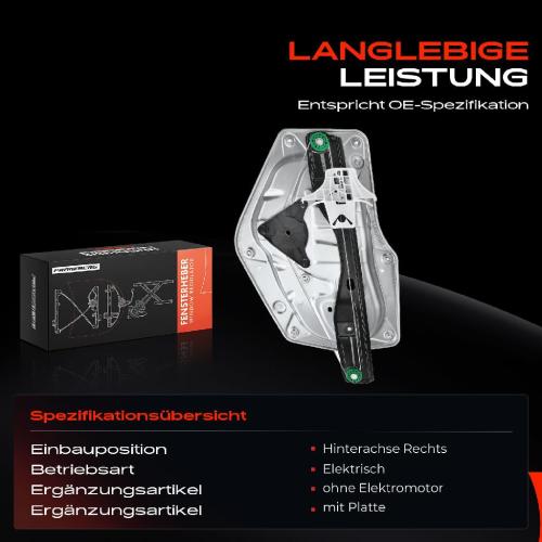 Frankberg 1x Fensterheber Hinten Rechts für Skoda Superb II 3T4 Kombi 3T5 3T0839462 Bild Frankberg 1x Fensterheber Hinten Rechts für Skoda Superb II 3T4 Kombi 3T5 3T0839462