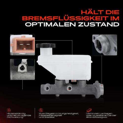 1x Hauptbremszylinder Bremszylinder für Hyundai Matrix FC 2001-2010 1.5L 1.6L 1.8L Bild 1x Hauptbremszylinder Bremszylinder für Hyundai Matrix FC 2001-2010 1.5L 1.6L 1.8L