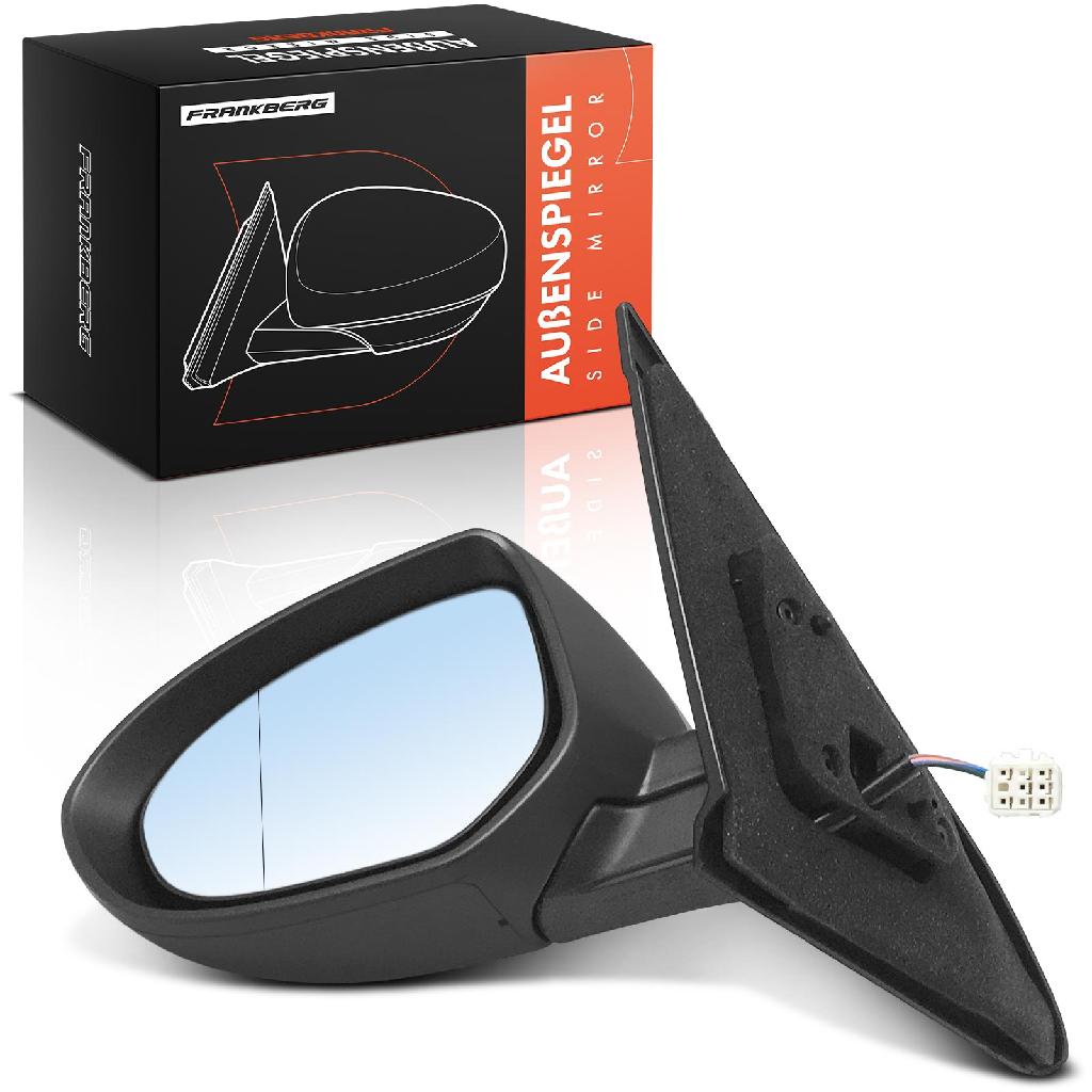 Frankberg 1x Außenspiegel Links für Mazda 3 Stufenheck BL 1.6L 2.0L 2.2L 2.3L 2.5L 2008-2014